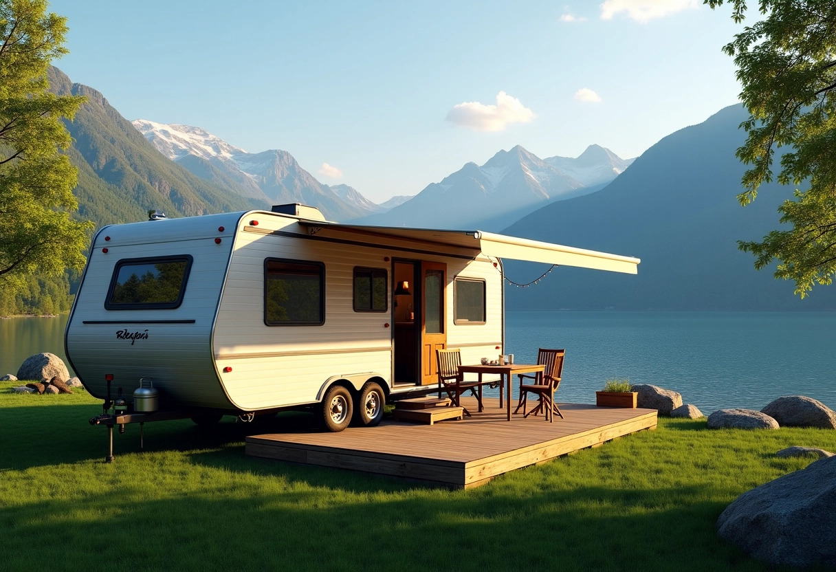 mobil-home camping